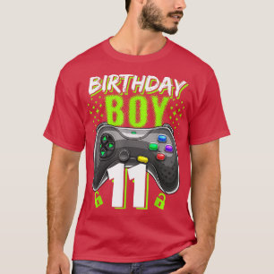 Camiseta Birthday Boy 11 Video Game Controller Gamer 11 B