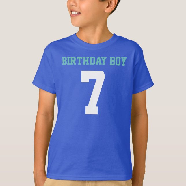 Camiseta Birthday Boy 7 (Frente)