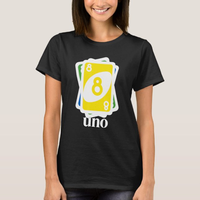Camiseta Birthday Boy 8th Uno Match Card Family Co (Frente)