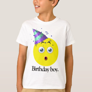 Camiseta Birthday Boy Emoji