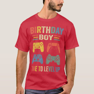 Camiseta Birthday Boyime to Level Up Video Game Birthday Gi