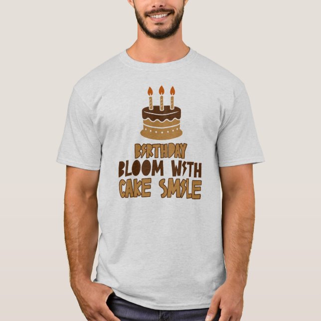 Camiseta Birthday Cake Bliss Design (Frente)