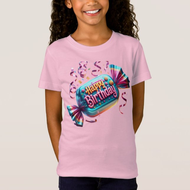 Camiseta Birthday Candy (Frente)