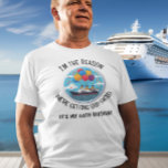 Camiseta Birthday Cruise Funny Group Personalizado<br><div class="desc">Este design pode ser personalizado na área fornecida pela alteração da foto e/ou do texto. Ou pode ser personalizado clicando em Personalizar este Modelo e, em seguida, escolhendo o clique para personalizar mais a opção e excluir ou alterar a cor do plano de fundo, adicionar texto, alterar a cor ou...</div>