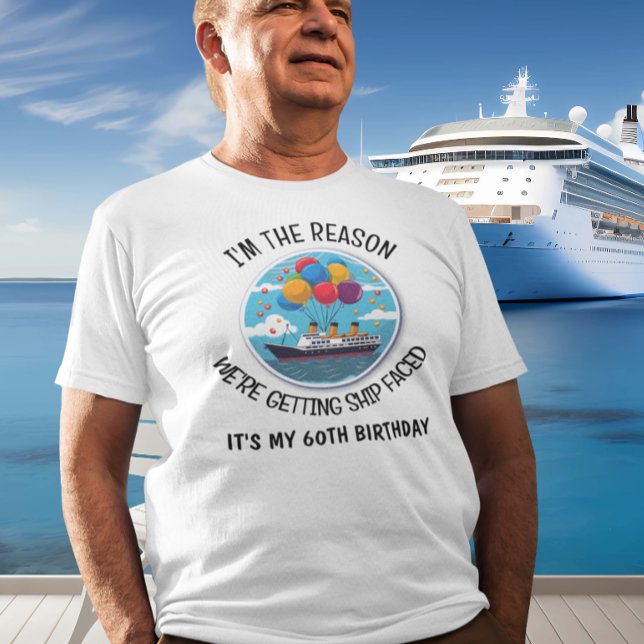 Camiseta Birthday Cruise Funny Group Personalizado (Criador carregado)