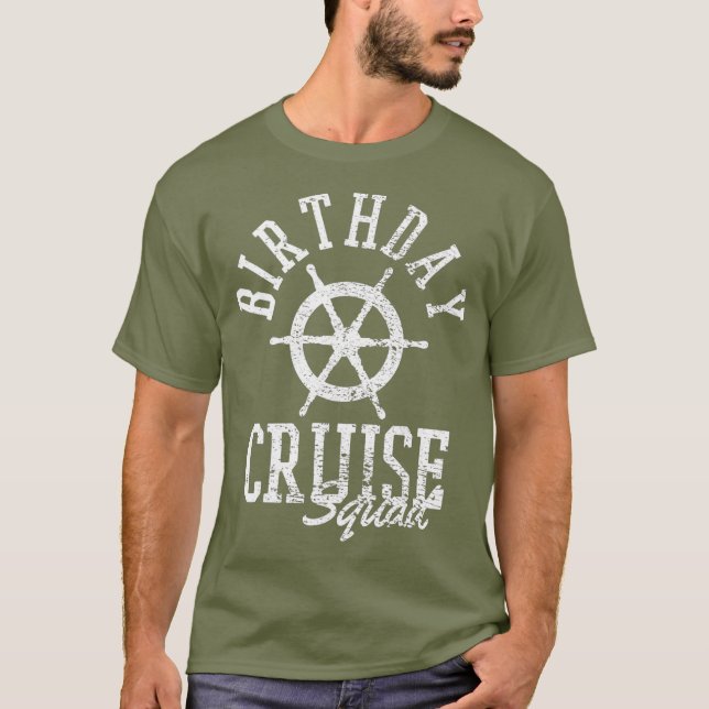 Camiseta Birthday Cruise Squad (Frente)