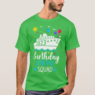Camiseta Birthday Cruise Squad 2023