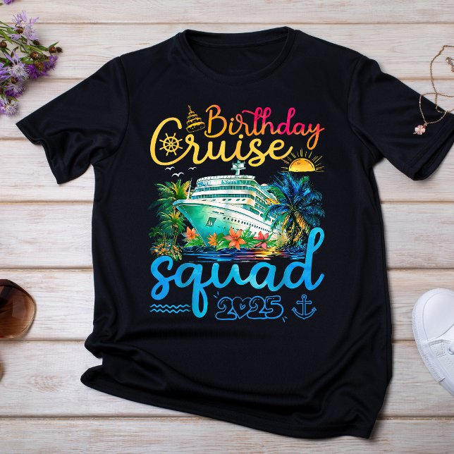 Camiseta Birthday Cruise Squad 2025 (Criador carregado)