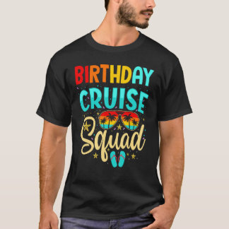 Camiseta Birthday Cruise Squad Cruising Vacing Funny Crew