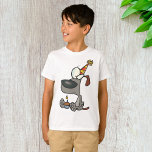 Camiseta Birthday Dog Boys<br><div class="desc">Celebre o dia especial do seu filhote com a nossa adorável lágrima gráfica com um cão alegre a fazer um chapéu festivo de aniversário! Esta design divertida captura a alegria de uma festa de aniversário, fazer-a o presente perfeito para qualquer jovem amante de cães. Criada a partir de tecido macio...</div>
