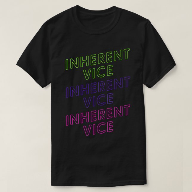 Camiseta Birthday Gifts Inherent Vice By Thomas Pynchon (Frente do Design)