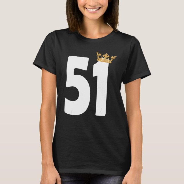 Camiseta Birthday Girls 51ª Festa, 51 Anos, Coroa de Dias (Frente)