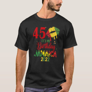 Camiseta Birthday Jamaica Girl 30th 50th Party Outfit Match