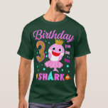 Camiseta Birthday Kids Kids Shark3rd Girl Three 3 Year Old<br><div class="desc">Birthday Kids Kids Shark3rd Girl Three 3 Year Old  .</div>