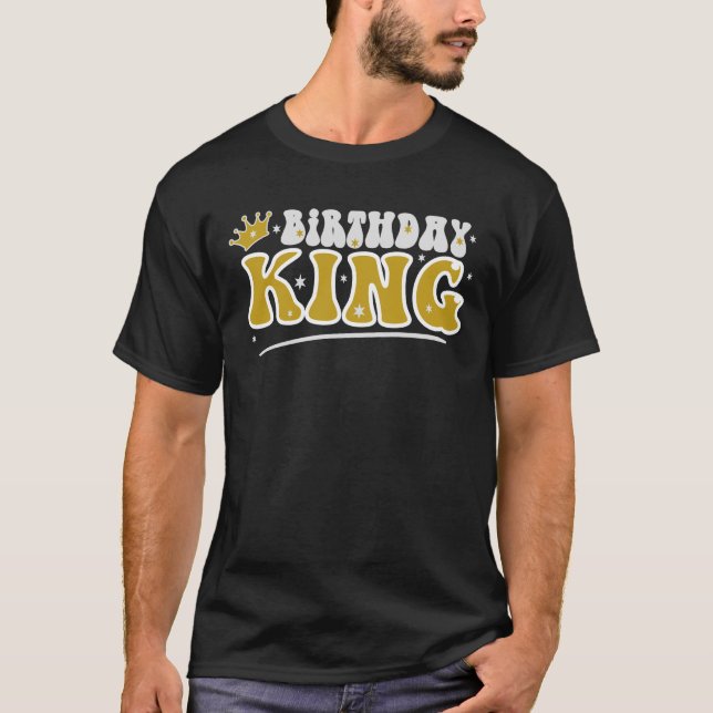 Camiseta Birthday King (Frente)