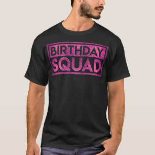 Camiseta Birthday Squad africano safari -