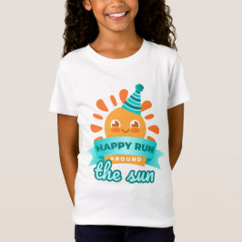 Camiseta Birthday Sun Run Cute