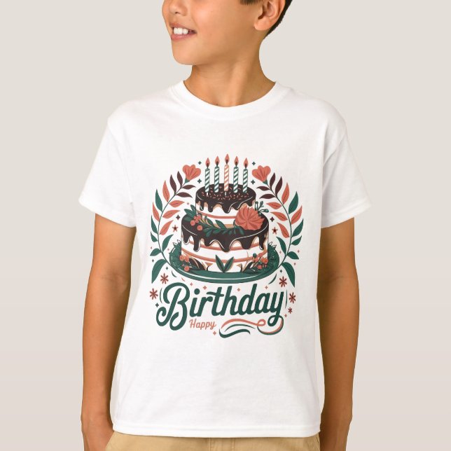 Camiseta Birthday T shirt (Frente)