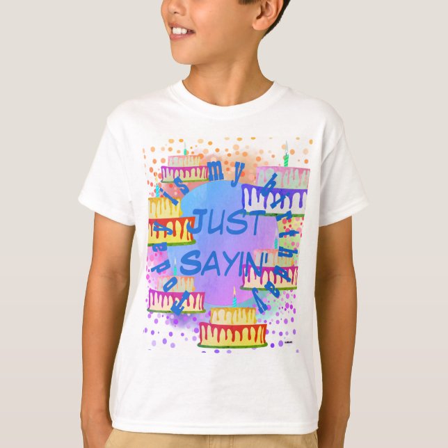 Camiseta Birthday T-Shirt Apenas Dizendo HAMbyWG (Frente)