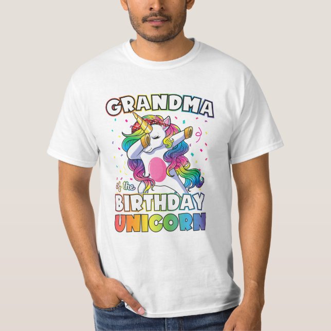 Camiseta Birthday Unicorn Dabbing (Frente)