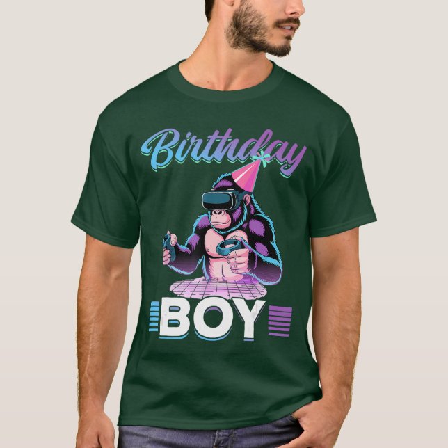 Camiseta Birthday VR Gamer boy (Frente)