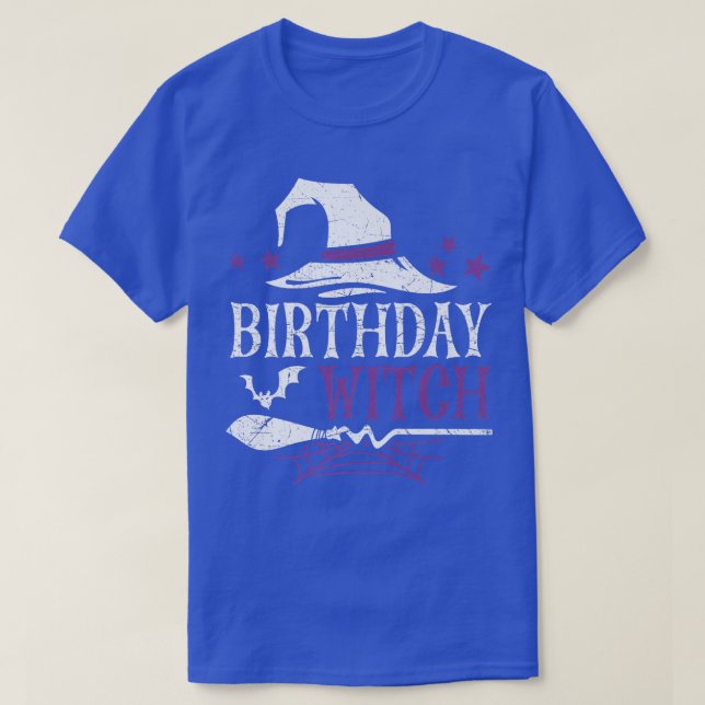 Camiseta Birthday Witch Halloween 570 (Frente do Design)