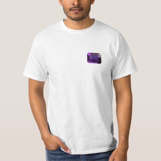Camiseta Birthstone Chart Dezembro Tanzanite T-Shirt (Frente)