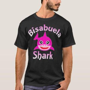 Camiseta Bisabuela Shark Funny Excelente Espanhol Avó