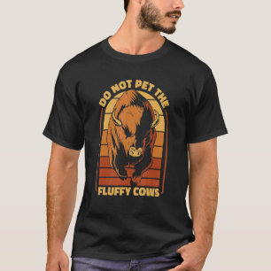 Camiseta Bisão Bisons Búfalo Touro Vaca Fofa