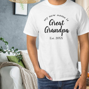 Camiseta Bisavô Est Nova Etapa Familiar