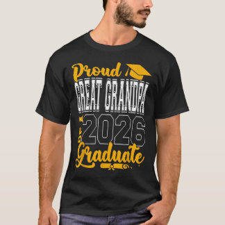 Camiseta Bisavô Sênior 2026 Orgulhoso Bisavô De