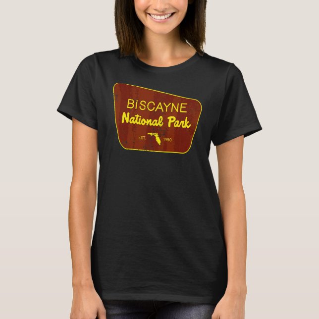 Camiseta Biscayne National Park Florida Keys Nature Distres (Frente)