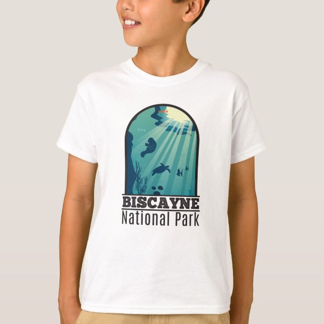 Camiseta Biscayne National Park Florida Underwater Maritime (Frente)