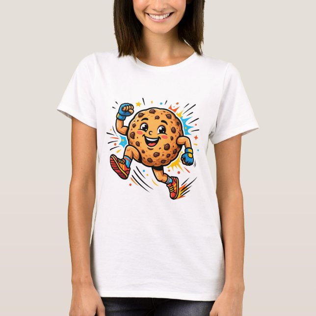 Camiseta Biscoito Chip de Chocolate Atlético Mascote de Des (Frente)