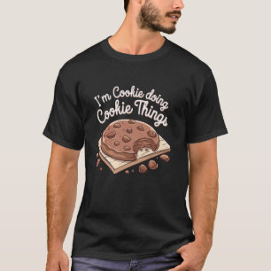 Camiseta Biscoito de Chocolate Assando Doce Sobremesa Bolo
