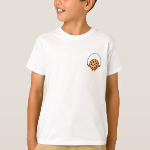 Camiseta Biscoito de Chocolate Determinado Pulando Corda Cr