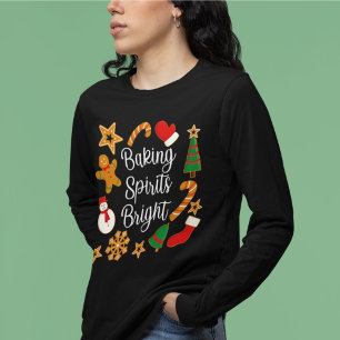 Camiseta Biscoito de Natal Bright Gingercake Cookie