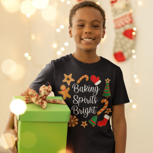 Camiseta Biscoito de Natal Bright Gingercake Cookie