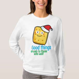 Camiseta Biscoito de Natal personalizável