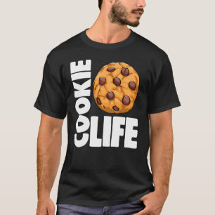 Camiseta Biscoito de Vida Assado Mulheres Biscoito de Chip