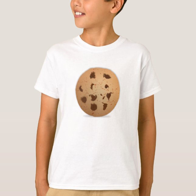 Camiseta Biscoito dos pedaços de chocolate (Frente)