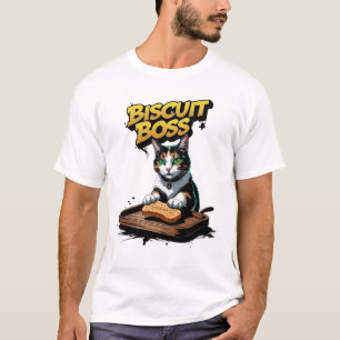 Camiseta Biscoito Engraçado Bacery Biscuit Boss
