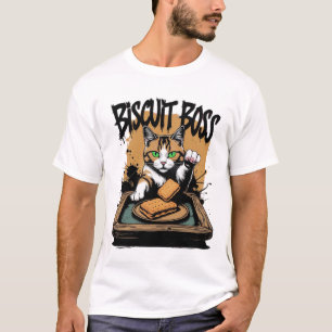 Camiseta Biscoito Engraçado Bacery Biscuit Boss