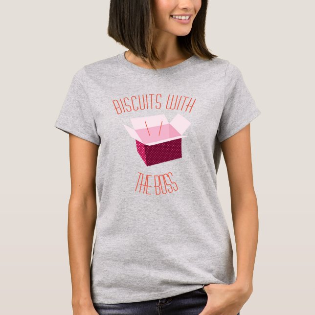Camiseta Biscoitos com o chefe (Frente)