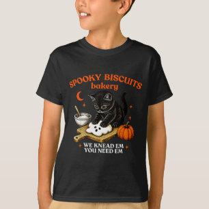 Camiseta Biscoitos de gatinho temporada assustadora biscoit