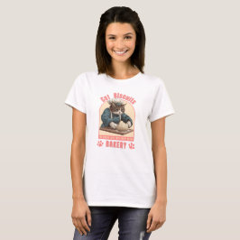 Camiseta Biscoitos de gato, panificação de Gatinho