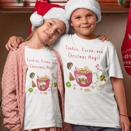 Camiseta Biscoitos de Gengibre em Aquarela Fofa
