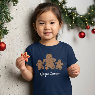Camiseta Biscoitos de Gengibre Natal