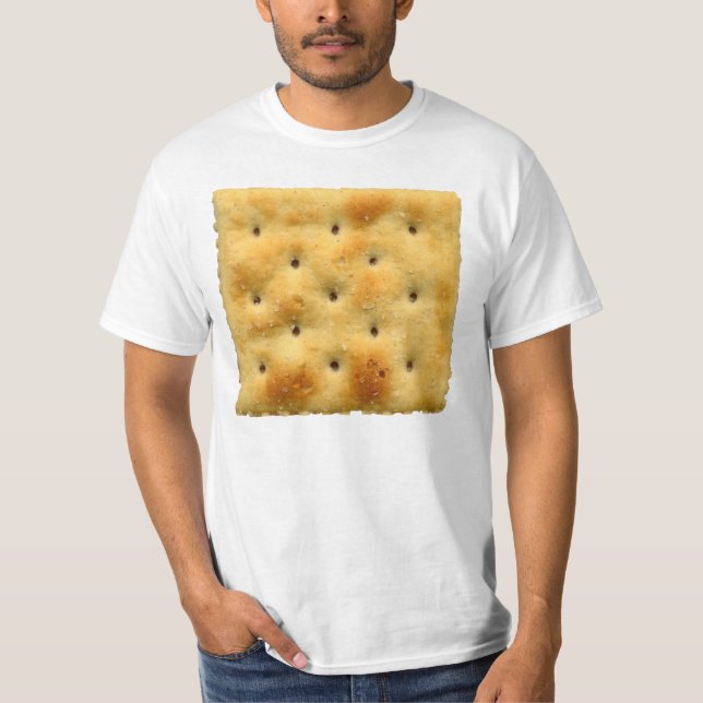 Camiseta Biscoitos de soda brancos do Saltine (Frente)
