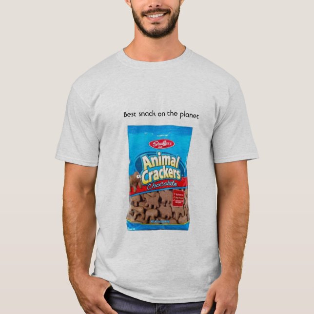 Camiseta biscoitos do animal do chololate (Frente)